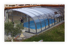 PAVILL'O Abri piscine adossé