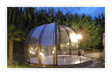 BALNE'O LUNO  Abri de spa circulaire