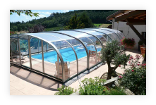 ALT'O Abri piscine haut résidentiel