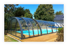 Abris de  PISCINE bas et mi-hauts